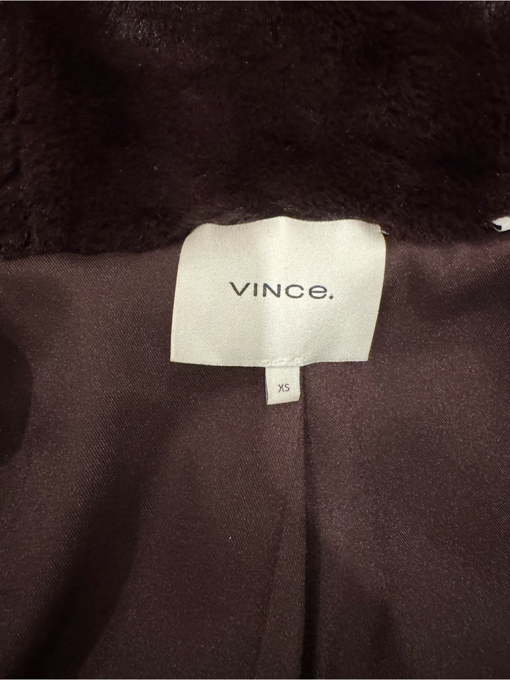 Vince Faux Fur coat